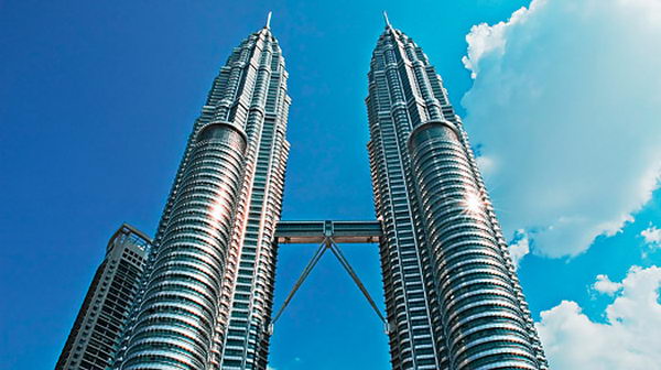 ตึกแฝดปีโตรนัส Petronas Twin Towers มาเลเซีย