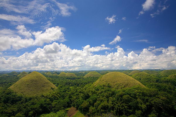 ภูเขาช๊อกโกแลต Chocolate Hills ฟิลิปปินส์