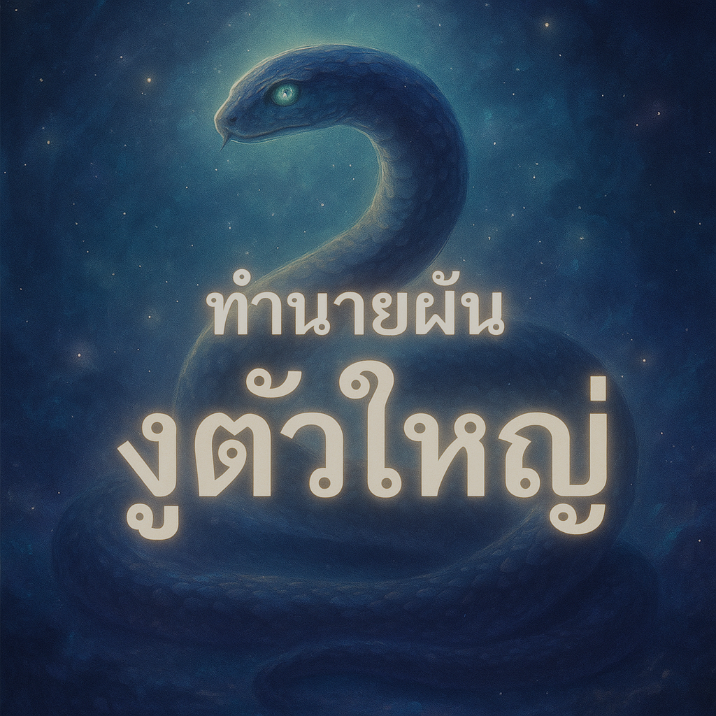 ทำนายฝัน งูตัวใหญ่ ทำนายฝัน งูตัวใหญ่