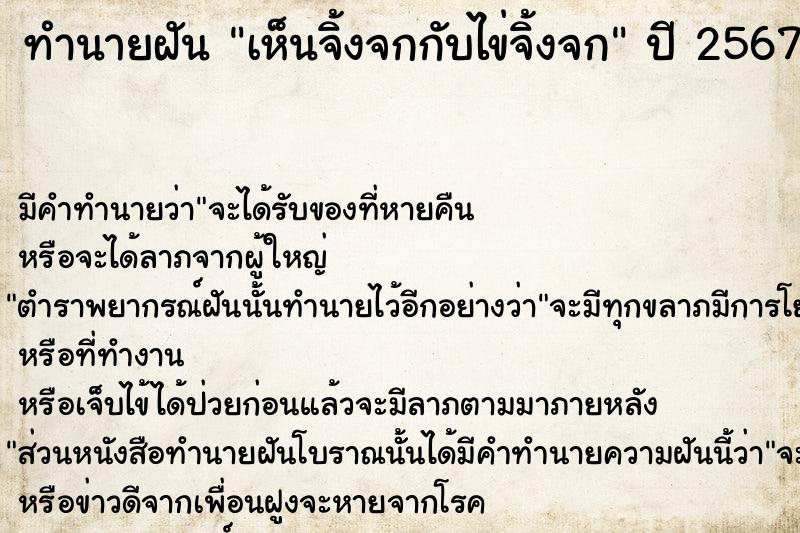 ทำนายฝัน เห็นจิ้งจกกับไข่จิ้งจก  เลขนำโชค 