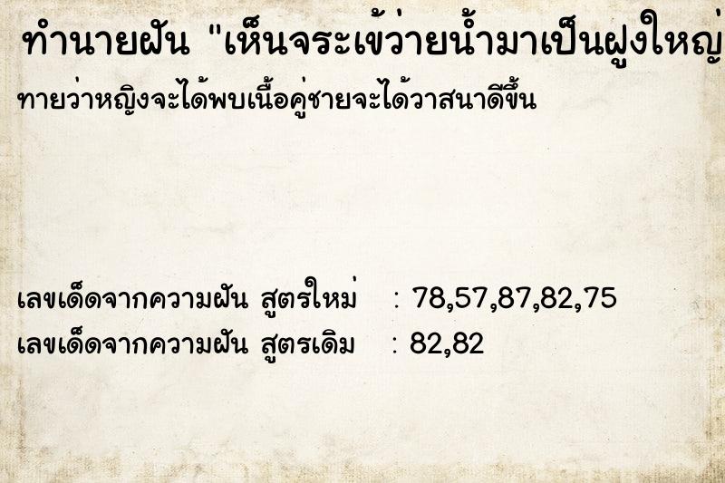 ทำนายฝัน เห็นจระเข้ว่ายน้ำมาเป็นฝูงใหญ่