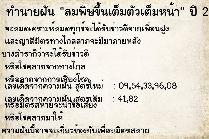 ทำนายฝัน ลมพิษขึ้นเต็มตัวเต็มหน้า