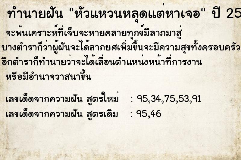 ทำนายฝัน หัวแหวนหลุดแต่หาเจอ  เลขนำโชค 