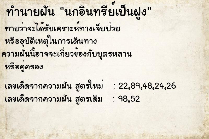 ทำนายฝัน นกอินทรีย์เป็นฝูง ตำราโบราณ แม่นที่สุดในโลก