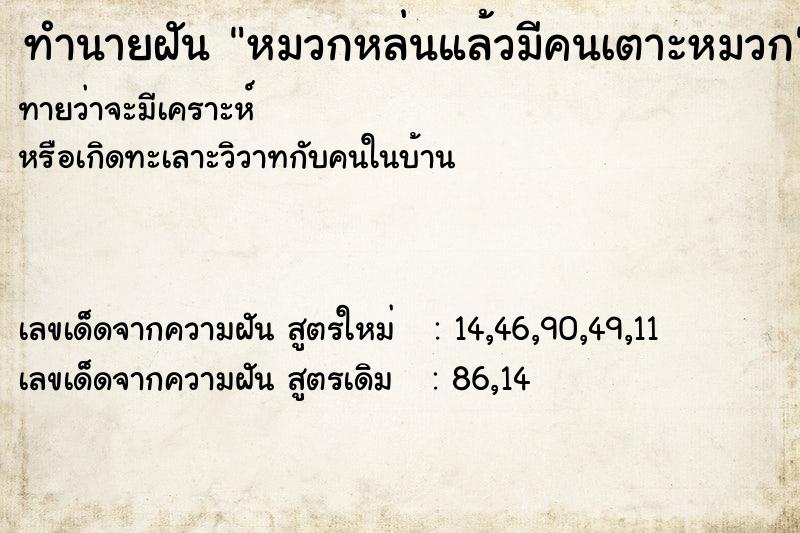 ทำนายฝัน หมวกหล่นแล้วมีคนเตาะหมวก