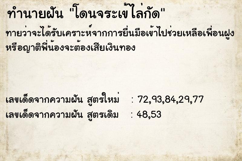 ทำนายฝัน #ทำนายฝัน #โดนจระเข้ไล่กัด  เลขนำโชค 