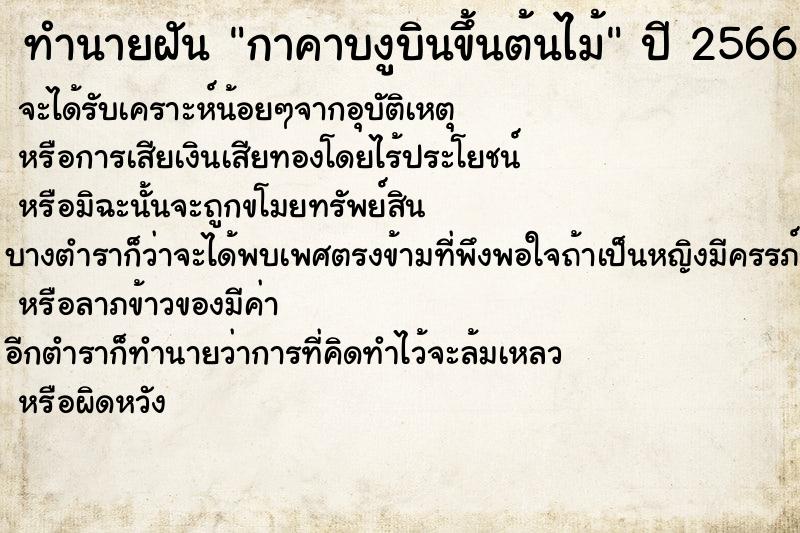 ทำนายฝัน กาคาบงูบินขึ้นต้นไม้