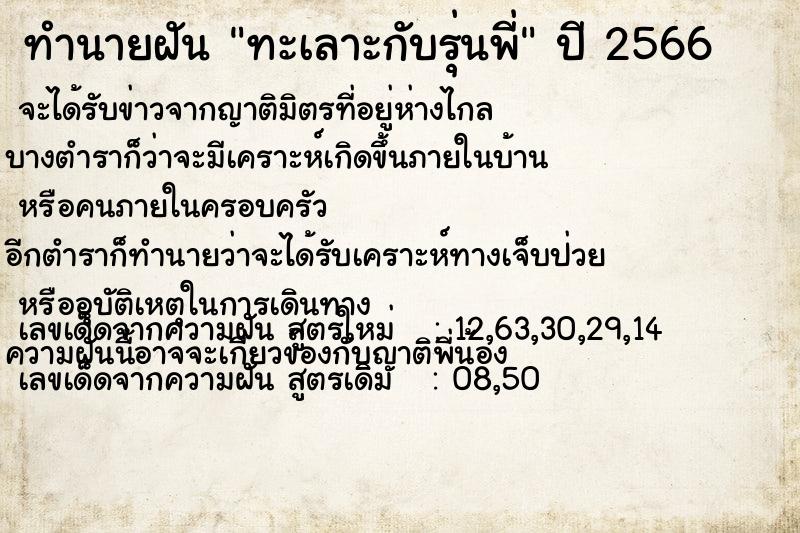 ทำนายฝัน #ทำนายฝัน #ทะเลาะกับรุ่นพี่  เลขนำโชค 