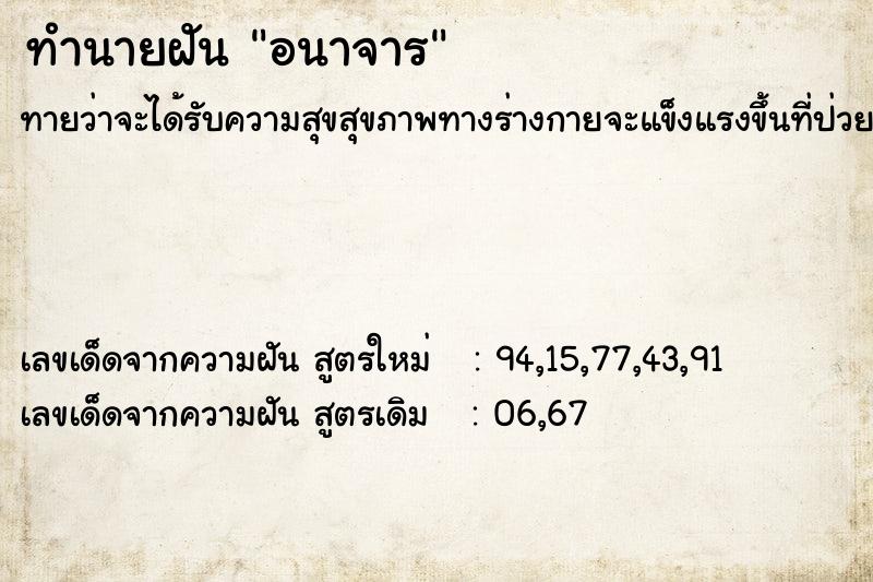 ทำนายฝัน อนาจาร