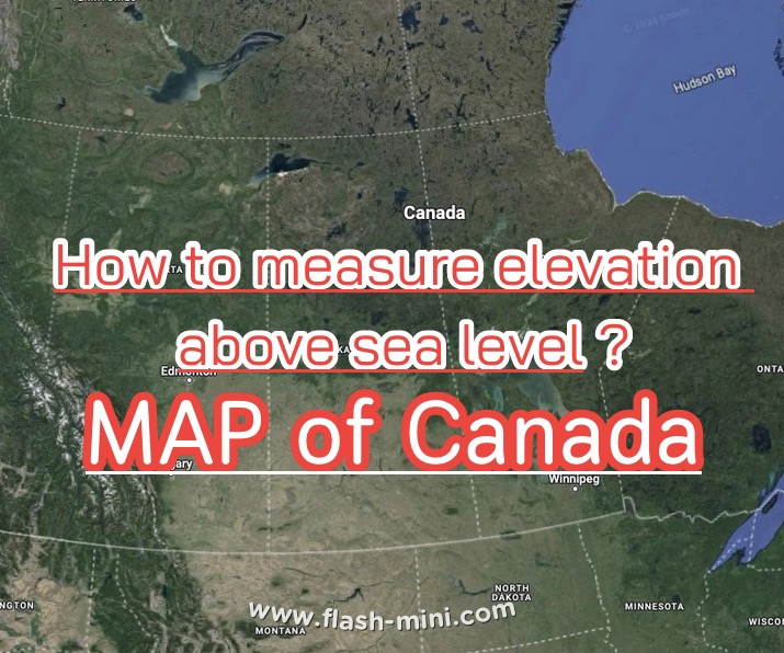 Find my elevation above sea level @CANADA Map [ Canada ]   📍 